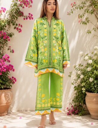 Lemon grow Printed Co-ord Set – Lime Green